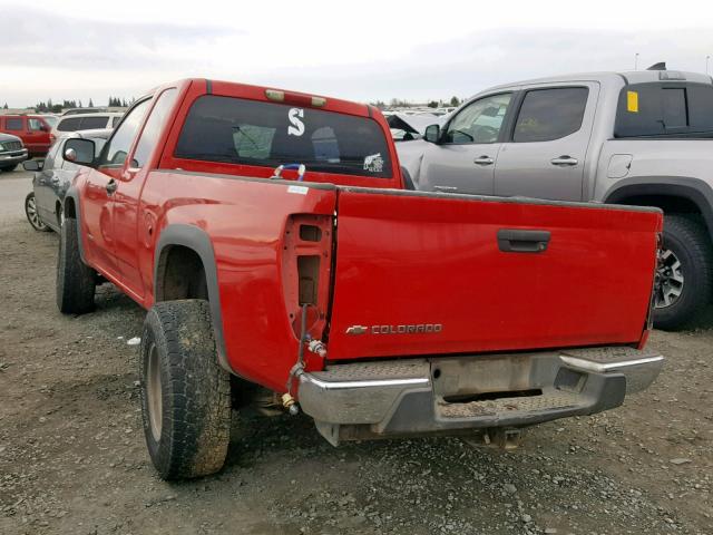 1GCDT196548213734 - 2004 CHEVROLET COLORADO RED photo 3