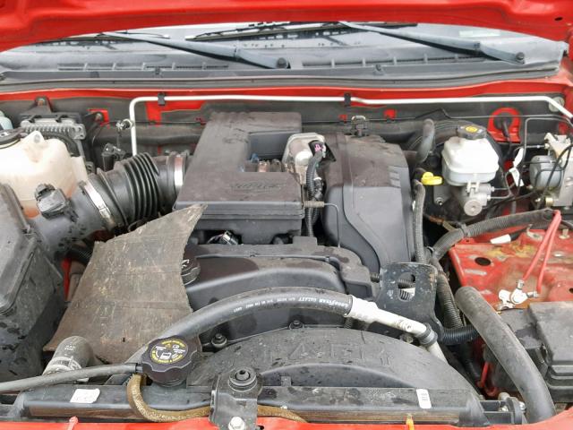 1GCDT196548213734 - 2004 CHEVROLET COLORADO RED photo 7