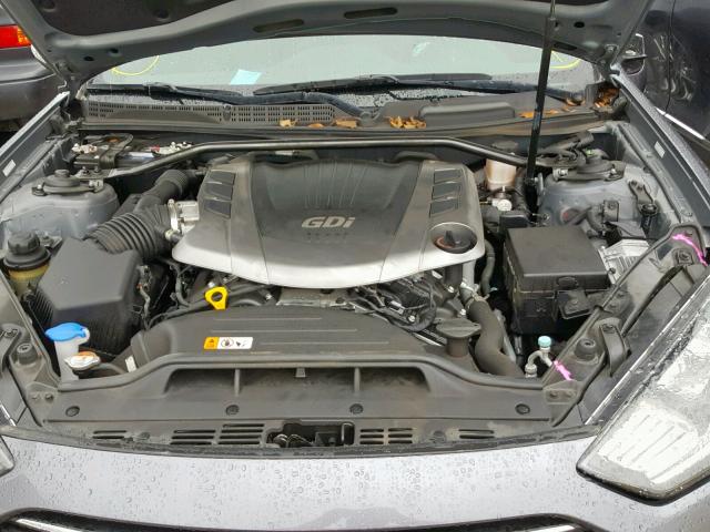 KMHHU6KJ9FU129626 - 2015 HYUNDAI GENESIS CO BLUE photo 7