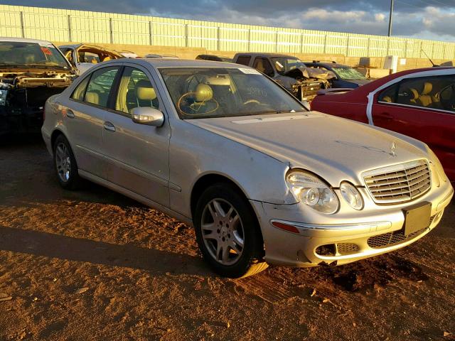 WDBUF65J83A148768 - 2003 MERCEDES-BENZ E 320 SILVER photo 1