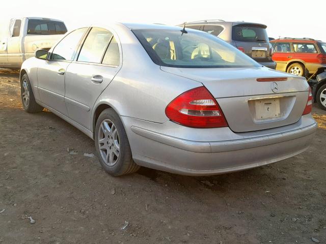 WDBUF65J83A148768 - 2003 MERCEDES-BENZ E 320 SILVER photo 3