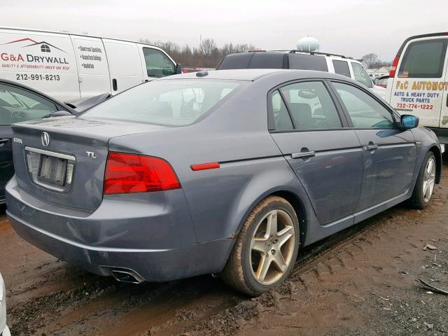 19UUA66246A074245 - 2006 ACURA 3.2TL GRAY photo 4