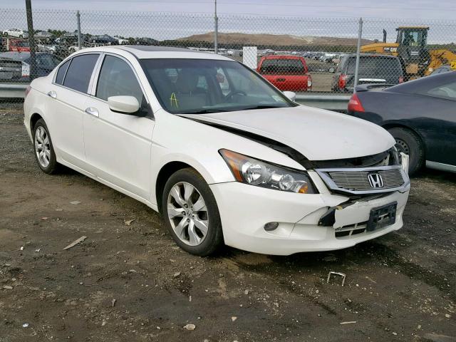 1HGCP3F81AA029365 - 2010 HONDA ACCORD EXL WHITE photo 1