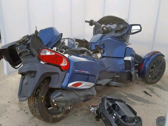 2BXNBDD28GV003433 - 2016 CAN-AM SPYDER ROA BLUE photo 4