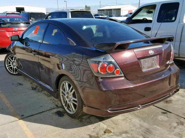 JTKDE167080263350 - 2008 TOYOTA SCION TC 紫色 照片 3