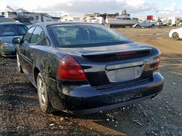 2G2WP522951195968 - 2005 PONTIAC GRAND PRIX BLACK photo 3