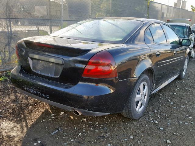 2G2WP522951195968 - 2005 PONTIAC GRAND PRIX BLACK photo 4