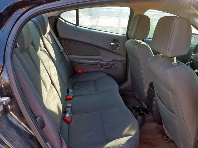 2G2WP522951195968 - 2005 PONTIAC GRAND PRIX BLACK photo 6