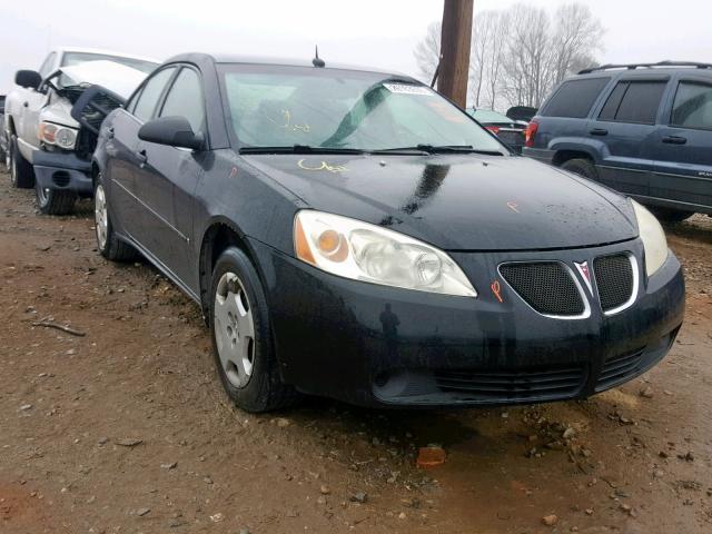 1G2ZF57B084106984 - 2008 PONTIAC G6 VALUE L BLACK photo 1