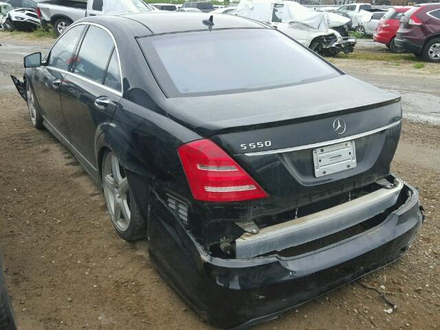 WDDNG7DB4DA502893 - 2013 MERCEDES-BENZ S 550 BLACK photo 3