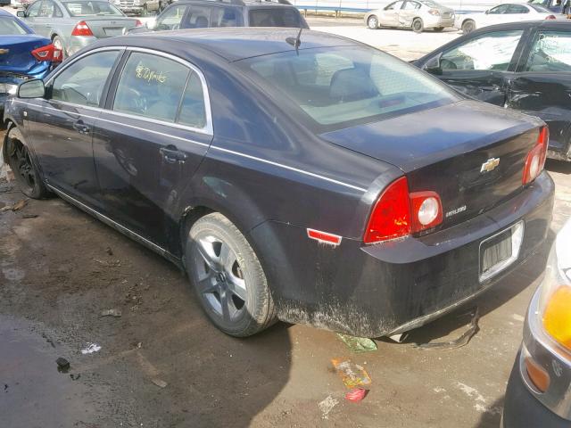 1G1ZH57BX84306236 - 2008 CHEVROLET MALIBU 1LT გრაფიტი ფოტო 3