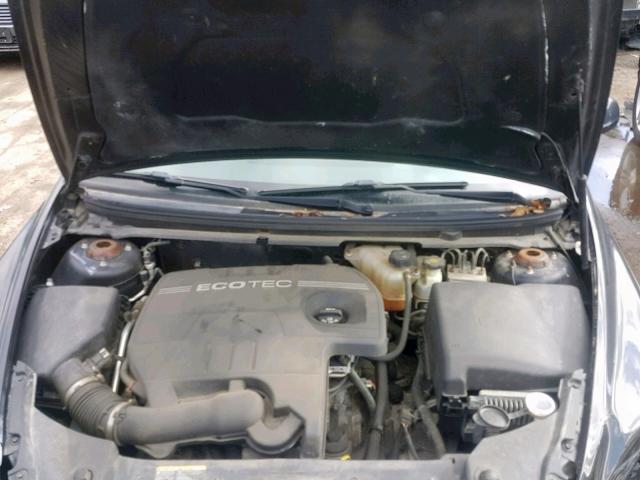 1G1ZH57BX84306236 - 2008 CHEVROLET MALIBU 1LT გრაფიტი ფოტო 7