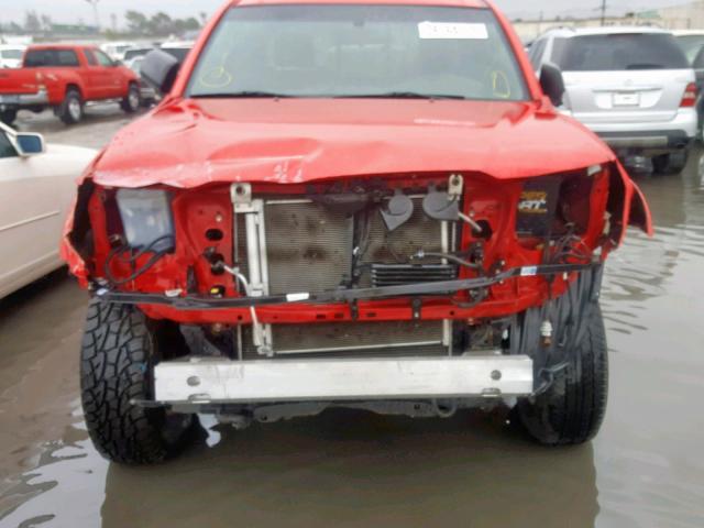 5TEUU42NX8Z486382 - 2008 TOYOTA TACOMA ACC წითელი ფოტო 9