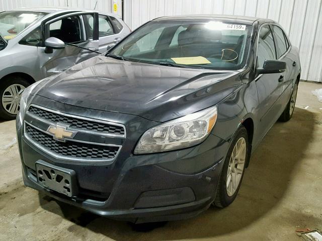 1G11C5SAXDF357891 - 2013 CHEVROLET MALIBU 1LT BLACK photo 2