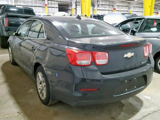1G11C5SAXDF357891 - 2013 CHEVROLET MALIBU 1LT BLACK photo 3