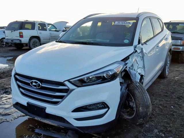 KM8J3CA45HU502498 - 2017 HYUNDAI TUCSON LIM WHITE photo 2