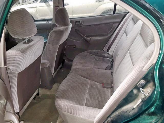 2HGEJ6617YH588512 - 2000 HONDA CIVIC BASE Yaşıl foto 6