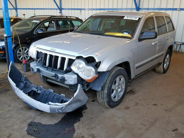 1J8GR48K08C238404 - 2008 JEEP GRAND CHER SILVER photo 2