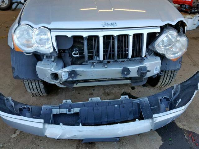 1J8GR48K08C238404 - 2008 JEEP GRAND CHER SILVER photo 9