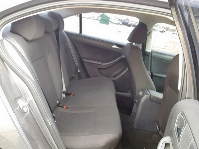 3VW1K7AJ0FM304818 - 2015 VOLKSWAGEN JETTA BASE CHARCOAL photo 6