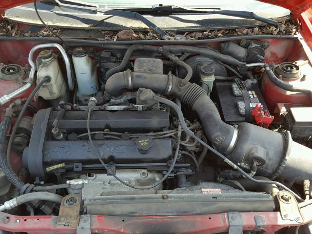 3FAFP11372R124781 - 2002 FORD ESCORT ZX2 RED photo 7