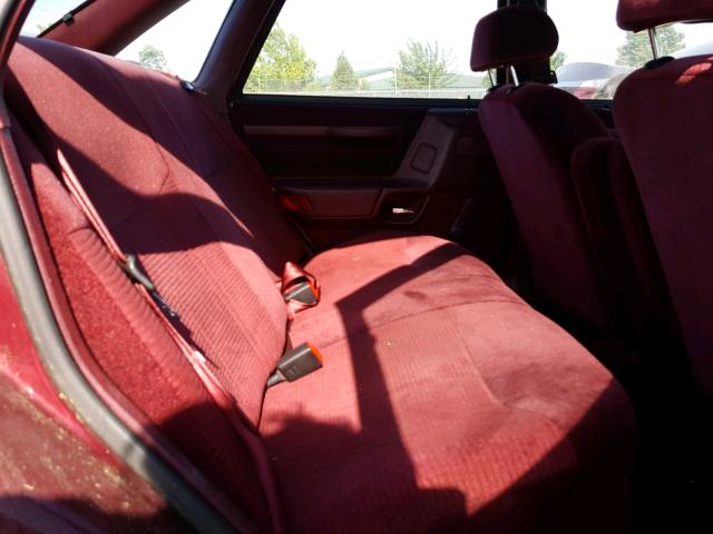 1FACP50U7LG251334 - 1990 FORD TAURUS L BURGUNDY photo 6