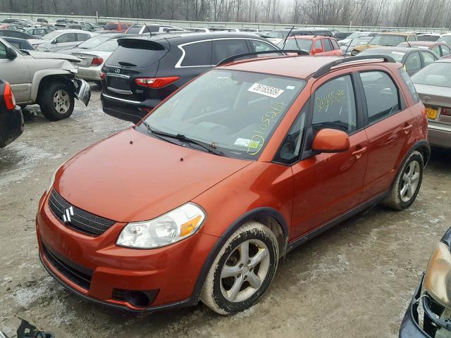 JS2YB413495100704 - 2009 SUZUKI SX4 TECHNO ORANGE photo 2