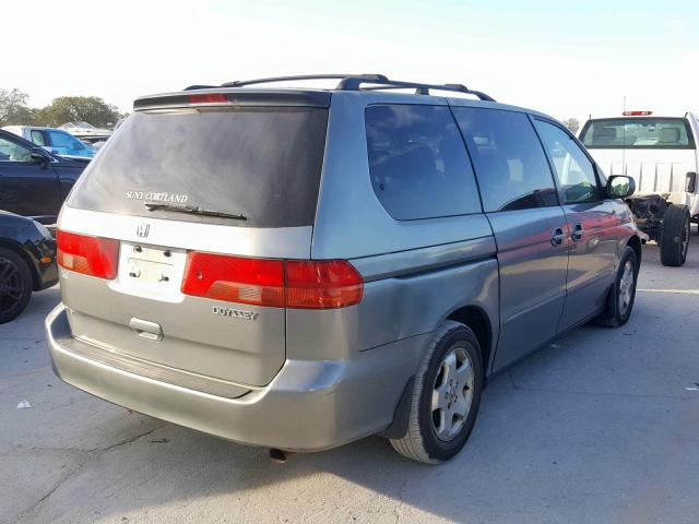 2HKRL18681H615347 - 2001 HONDA ODYSSEY EX GRAY photo 4