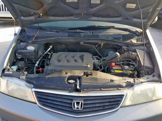 2HKRL18681H615347 - 2001 HONDA ODYSSEY EX GRAY photo 7