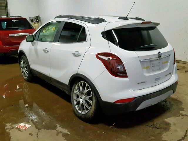 KL4CJ2SB2HB225809 - 2017 BUICK ENCORE SPO WHITE photo 3