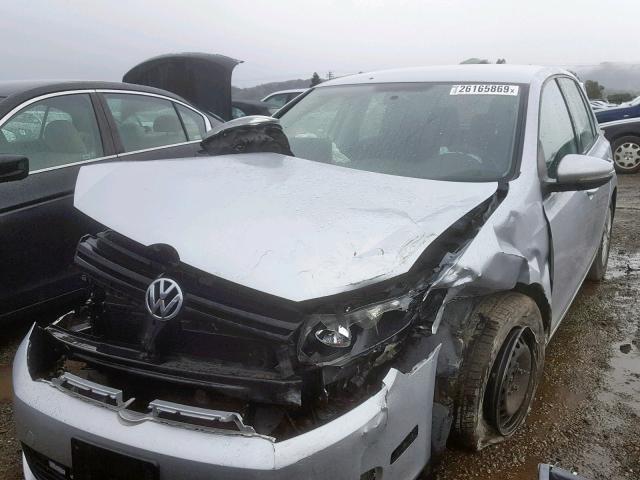 WVWDB7AJXDW085833 - 2013 VOLKSWAGEN GOLF 银色 照片 2