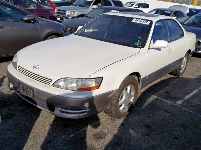 JT8GK13T0R0067861 - 1994 LEXUS ES 300 WHITE photo 2