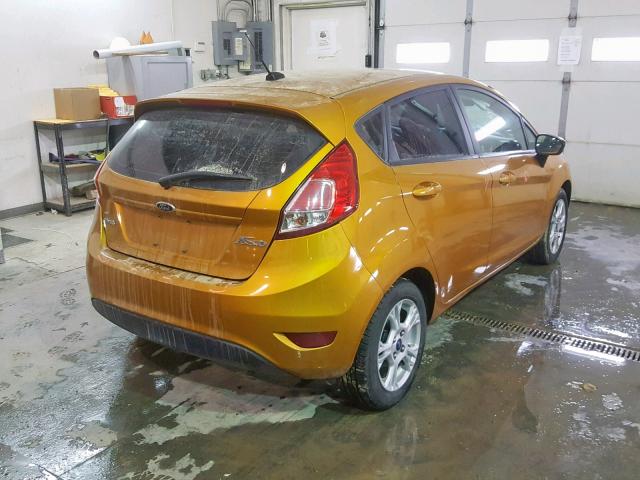 3FADP4EJ8GM167807 - 2016 FORD FIESTA SE ORANGE photo 4