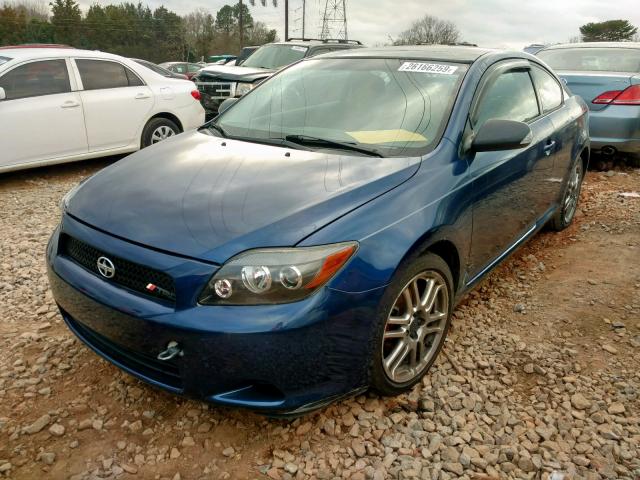 JTKDE167390293251 - 2009 TOYOTA SCION TC BLUE photo 2