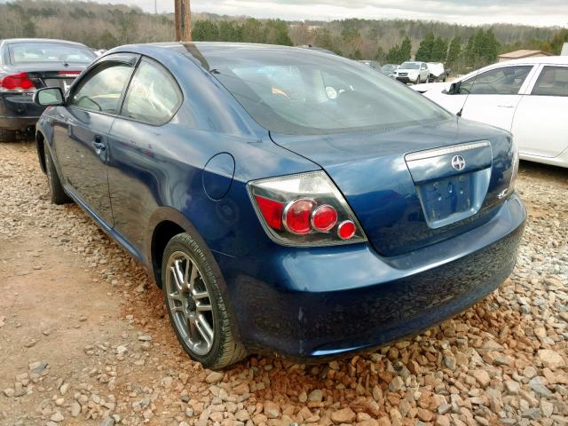 JTKDE167390293251 - 2009 TOYOTA SCION TC BLUE photo 3