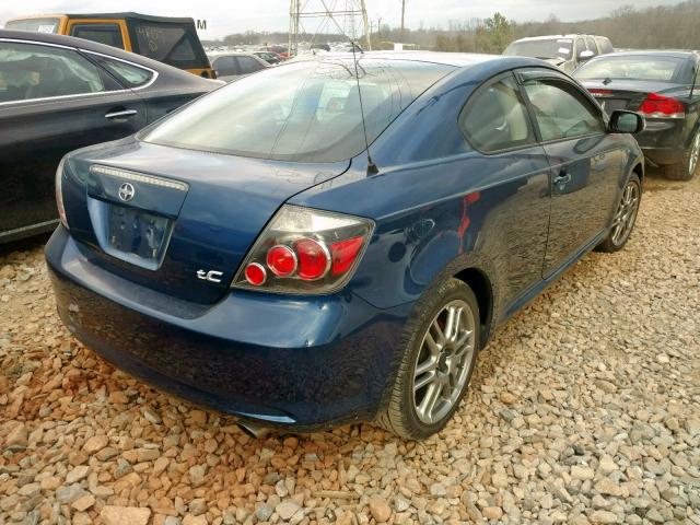 JTKDE167390293251 - 2009 TOYOTA SCION TC BLUE photo 4