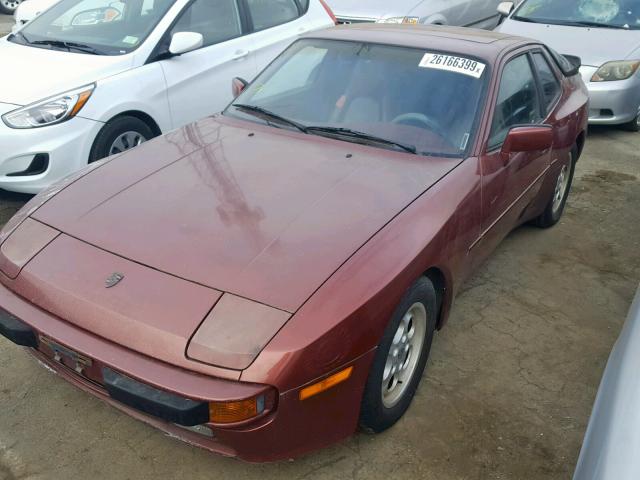 WP0AA0941FN450114 - 1985 PORSCHE 944 RED photo 2