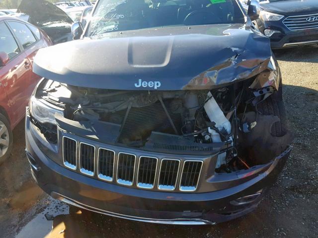 1C4RJFBG3FC792377 - 2015 JEEP GRAND CHER GRAY photo 9