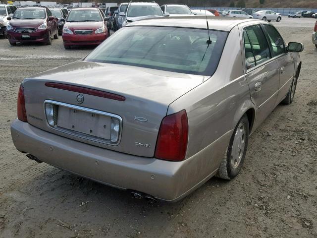 1G6KE54YXYU309540 - 2000 CADILLAC DEVILLE DH GOLD photo 4