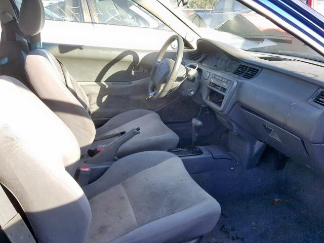 2HGEH2456NH542627 - 1992 HONDA CIVIC DX BLUE photo 5