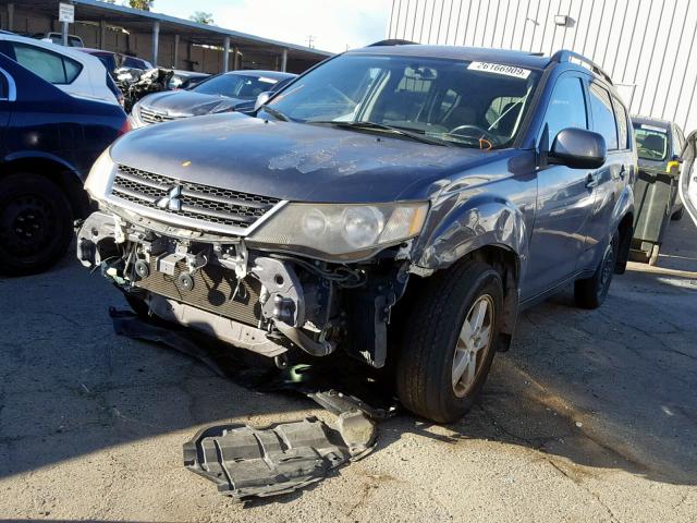 JA4MT31X77Z001040 - 2007 MITSUBISHI OUTLANDER CHARCOAL photo 2