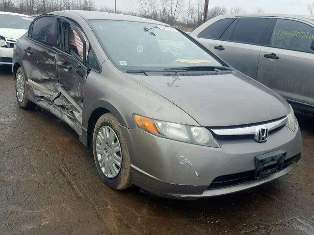 1HGFA16296L123178 - 2006 HONDA CIVIC DX GRAY photo 1