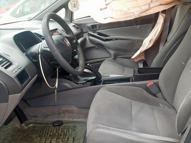 1HGFA16296L123178 - 2006 HONDA CIVIC DX GRAY photo 5