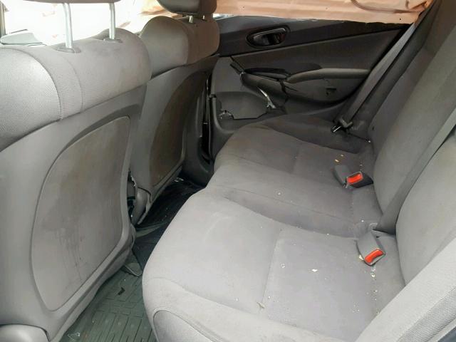 1HGFA16296L123178 - 2006 HONDA CIVIC DX GRAY photo 6