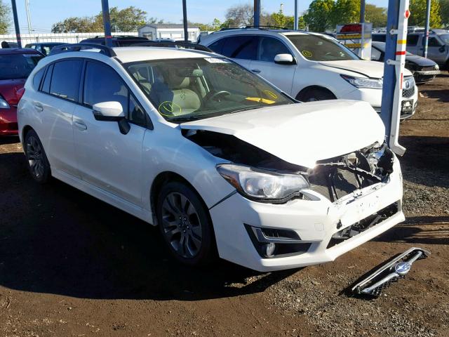 JF1GPAU68GH254488 - 2016 SUBARU IMPREZA SP WHITE photo 1