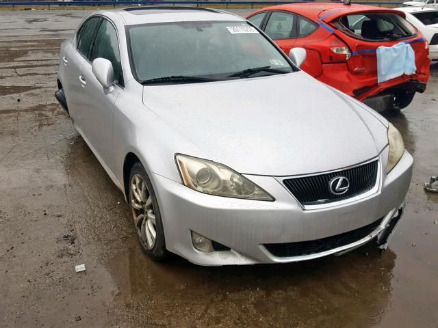 JTHCK262185018158 - 2008 LEXUS IS 250 SILVER photo 1