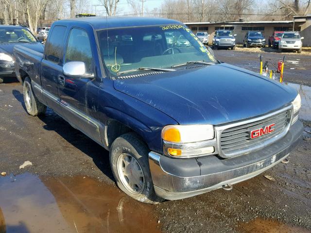 2GTEK19T321274478 - 2002 GMC NEW SIERRA BLUE photo 1