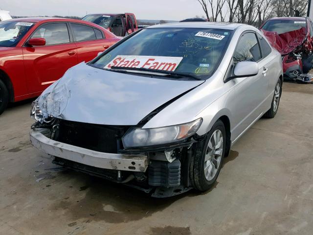 2HGFG1B96AH529295 - 2010 HONDA CIVIC EXL SILVER photo 2