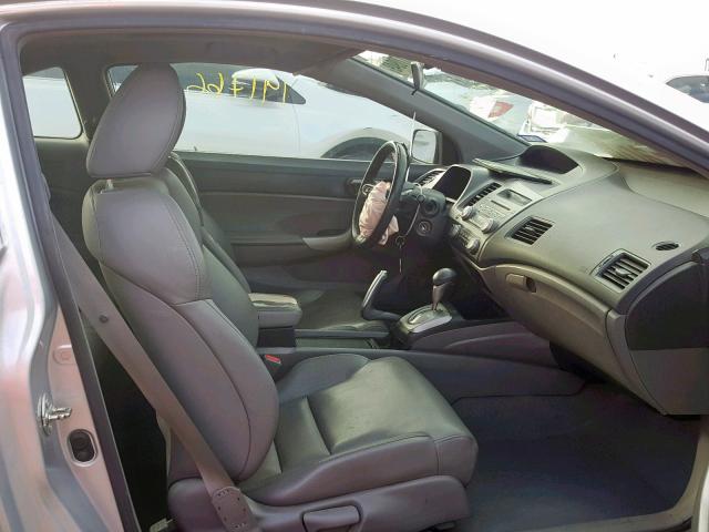 2HGFG1B96AH529295 - 2010 HONDA CIVIC EXL SILVER photo 5