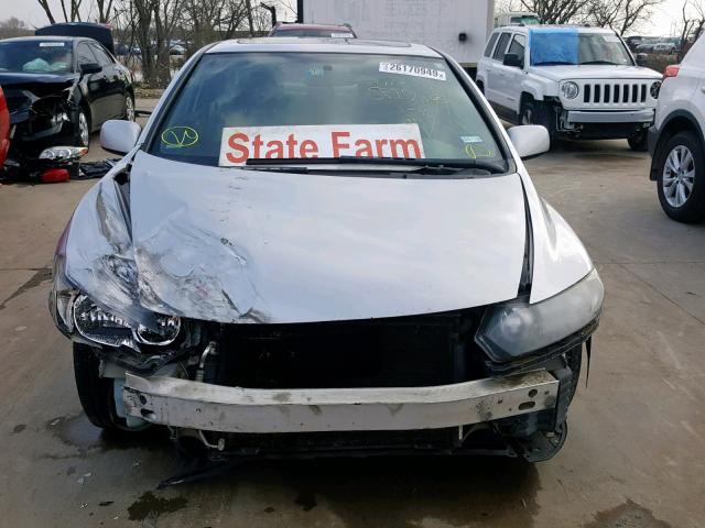 2HGFG1B96AH529295 - 2010 HONDA CIVIC EXL SILVER photo 9